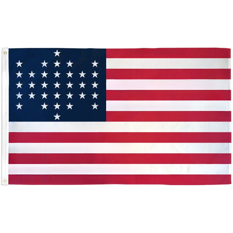 3x5 POLY-STAR 33-STAR AMERICAN FLAG