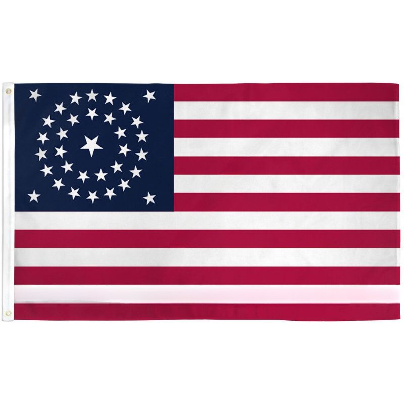 3x5 POLY-STAR 34-STAR AMERICAN FLAG