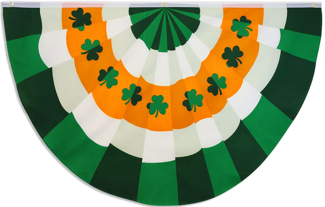 Poly-Star 5x3 St. Patrick's Day Printed Bunting Half-Circle Flag