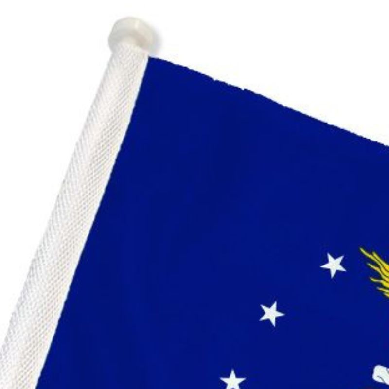 Air Force Double Sided Car Flag Closeup