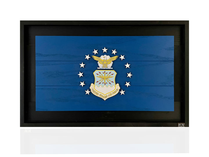 Flags of Valor - Air Force Wooden Flag