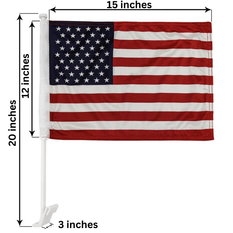 American Car Flag Dimensions