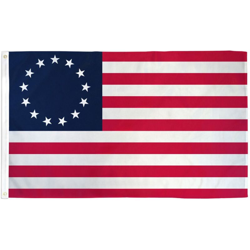 3x5 POLY-STAR BETSY ROSS AMERICAN FLAG