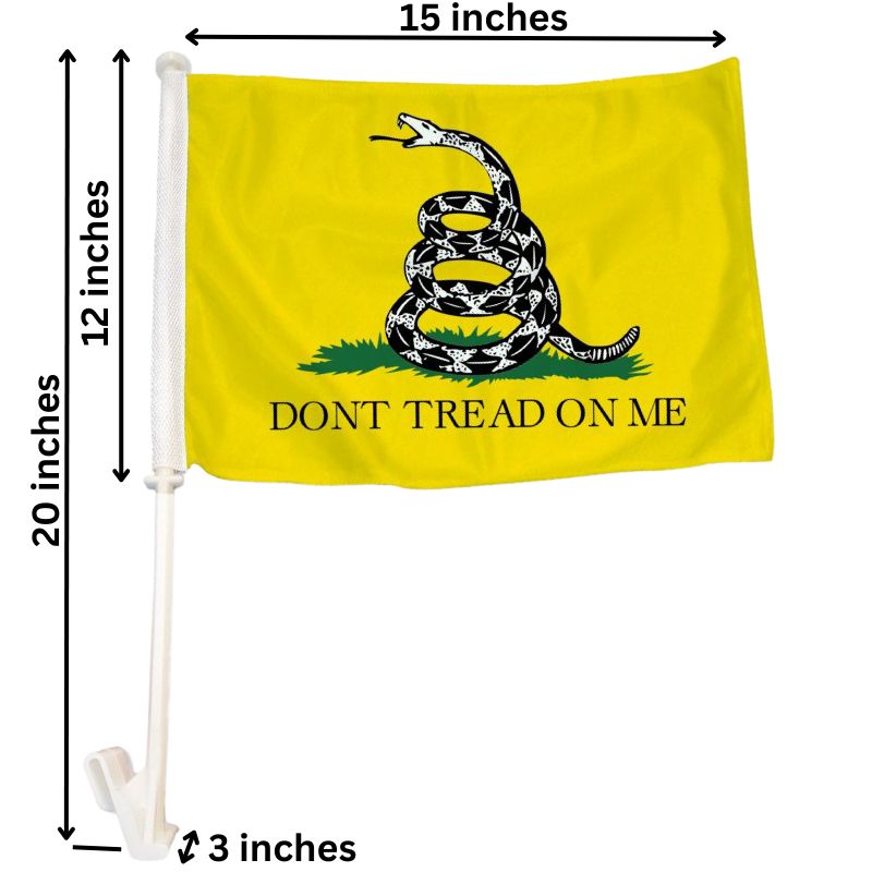 Car Flag Dimensions