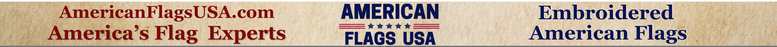 Dura-Star Embroidered American Flags