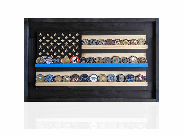 Wood Challenge Coin Holder