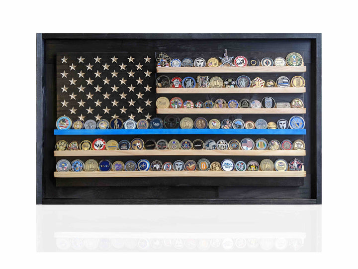 Wood Challenge Coin Holder