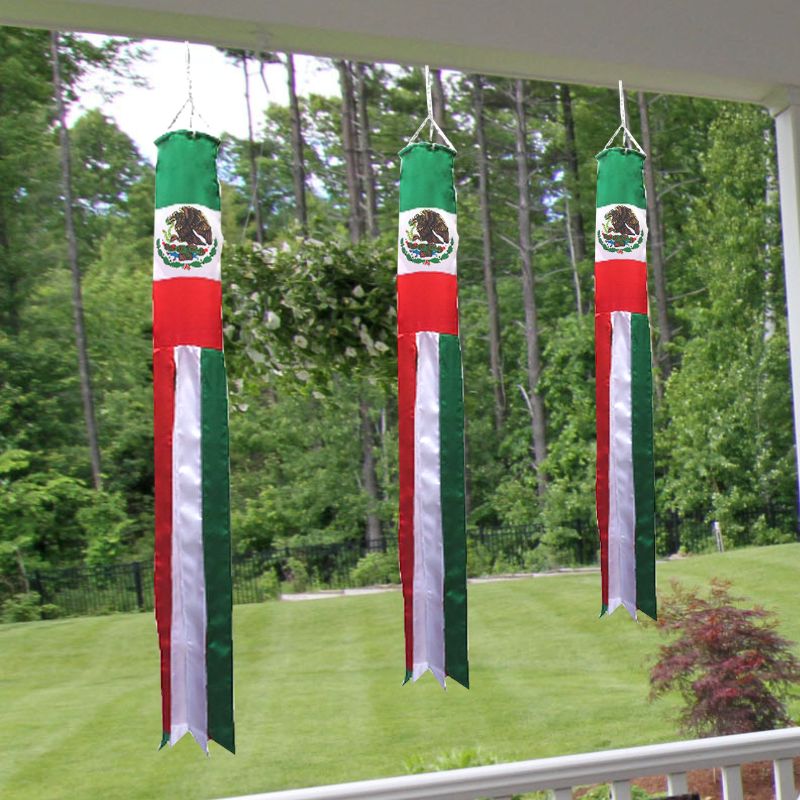 Mexico Super Shiny Polyester 5 ft. Windsock