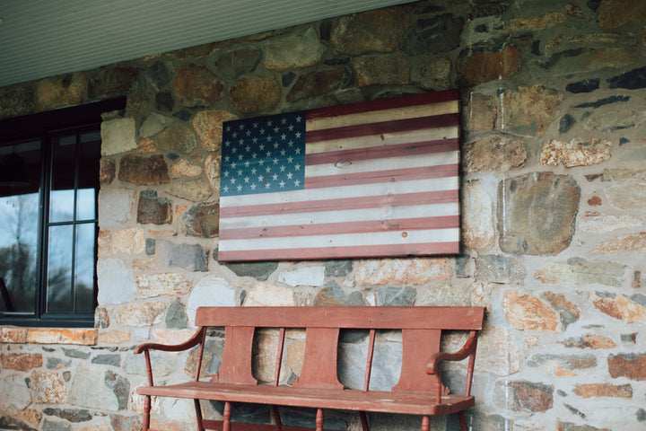 Flags of Valor Wood American Flag