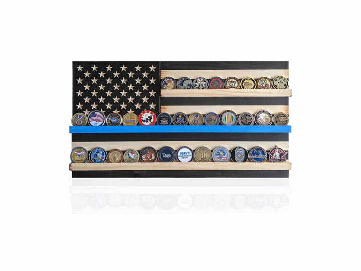 Wood Challenge Coin Holder