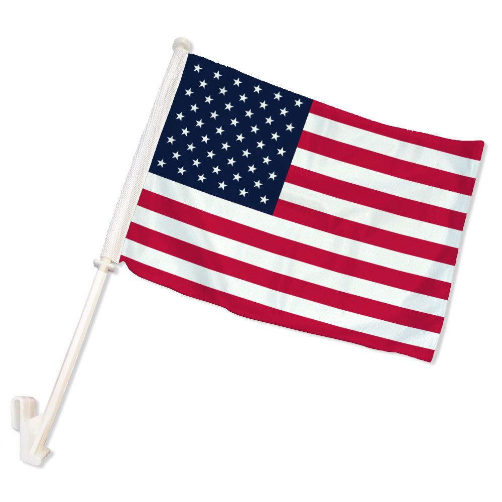 Dura-Star American Flag Double-Sided American Car Flag