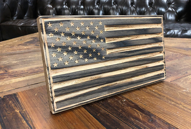 Flags of Valor Desktop Wood American Flag