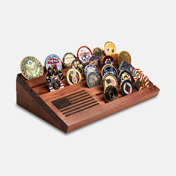 Desktop Challenge Coin Holder