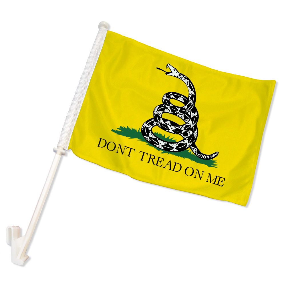 Dura-Star Don't Tread On Me Double-Sided American Car Flag