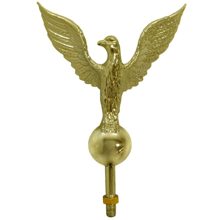 Gold Eagle Top for 20ft  In-Ground Silver No-Rust Aluminum Flagpole