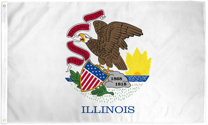 Poly-Star 3x5 Illinois State Flag