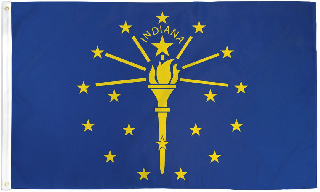 Poly-Star 3x5 Indiana State Flag