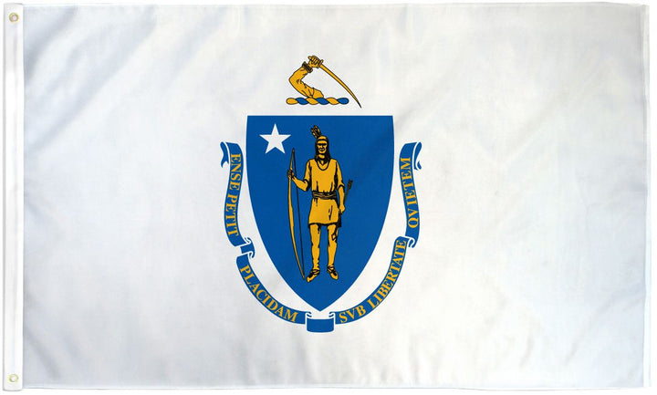 Poly-Star 3x5 Massachussets State Flag