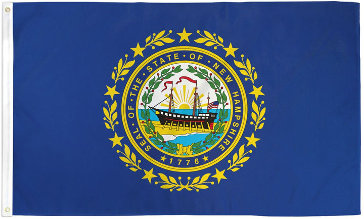 Poly-Star 3x5 New Hampshire State Flag