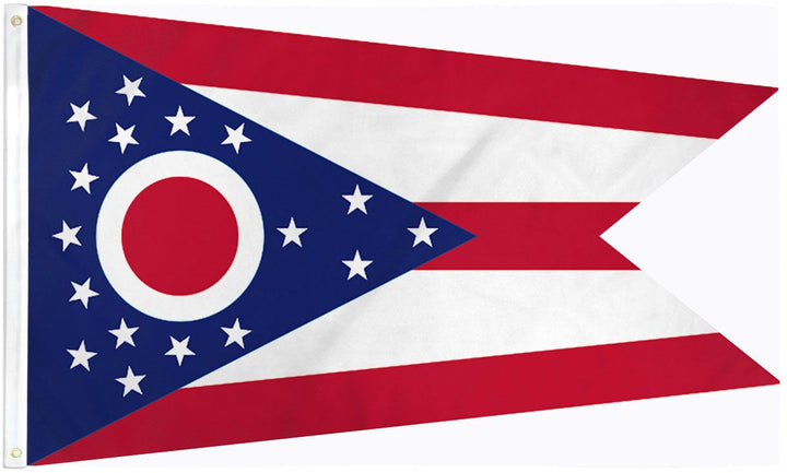 Poly-Star 3x5 Ohio State Flag