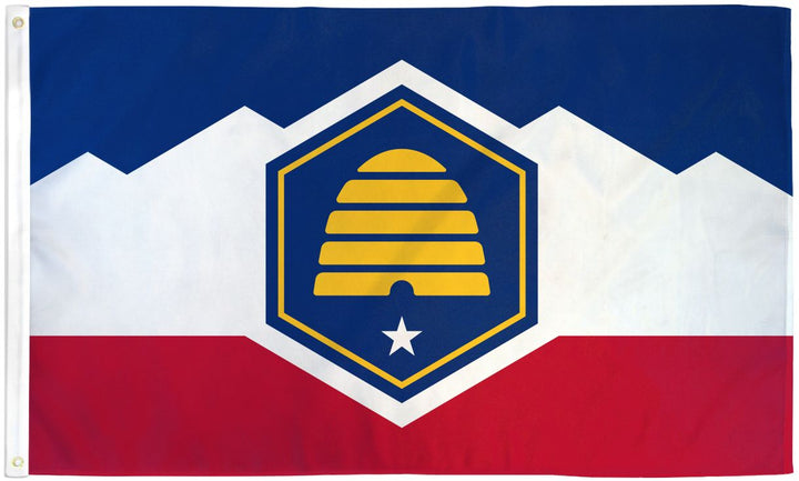 Poly-Star 3x5 Utah State Flag