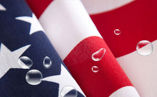 Poly-Star American Flags are Water Resistant